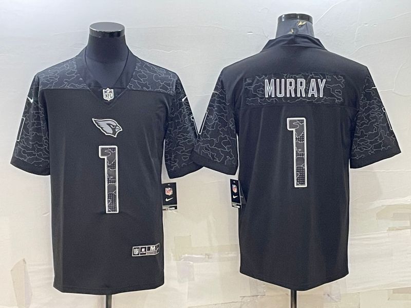 Men Arizona Cardinals 1 Murray Black Nike Limited NFL Jersey